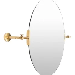 Decorative Mirrors-Kirkland's Home Metallic Gold Round Metal Frame Mirror