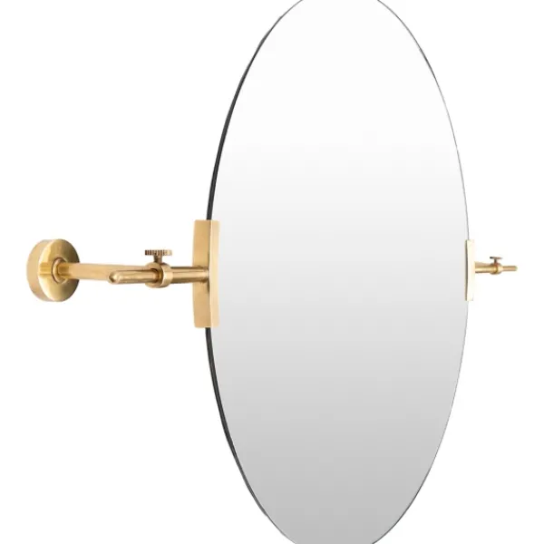 Decorative Mirrors-Kirkland's Home Metallic Gold Round Metal Frame Mirror