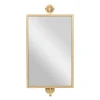 Decorative Mirrors-Kirkland's Home Metallic Metal Frame Wall Mirror Gold