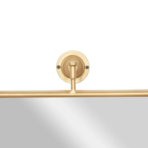 Decorative Mirrors-Kirkland's Home Metallic Metal Frame Wall Mirror Gold