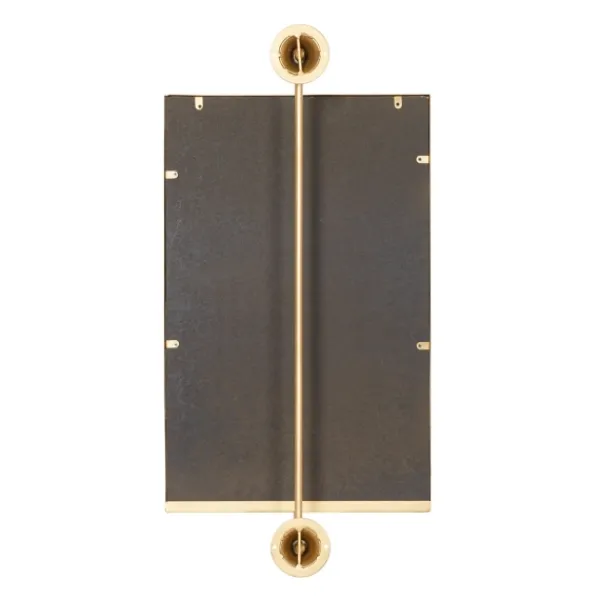 Decorative Mirrors-Kirkland's Home Metallic Metal Frame Wall Mirror Gold