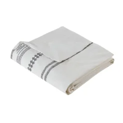 Duvets-Kirkland's Home Mia Striped 3-Pc. King Duvet Cover Set White
