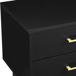 Accent & End Tables-Kirkland's Home Mid-Century Modern Accent Table Black