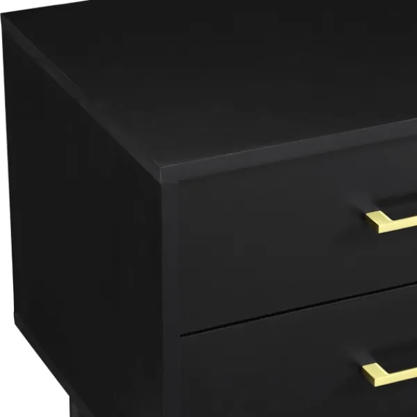 Accent & End Tables-Kirkland's Home Mid-Century Modern Accent Table Black