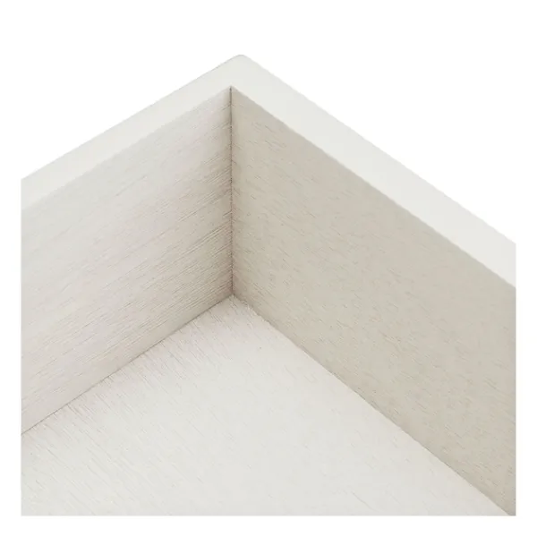 Accent & End Tables-Kirkland's Home Milo Herringbone Accent Table White