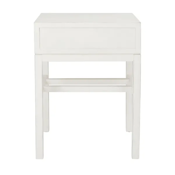 Accent & End Tables-Kirkland's Home Milo Herringbone Accent Table White