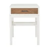 Accent & End Tables-Kirkland's Home Milo Honey Herringbone Accent Table White/Brown