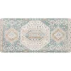 Kitchen & Floor Mats-Kirkland's Home Mint Medallion Cushioned Kitchen Mat Blue