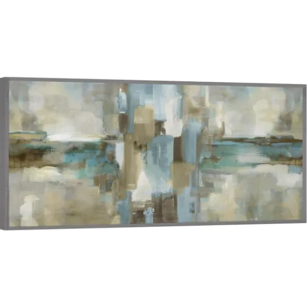 Canvas Art-Kirkland's Home Mirage Framed Canvas Art Print Green/Blue
