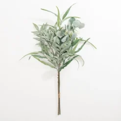 Stems & Bouquets-Kirkland's Home Mixed Eucalyptus Ery Bouquet Green
