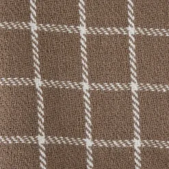 Blankets & Throws-Kirkland's Home Mocha Plaid Fringed Throw Brown