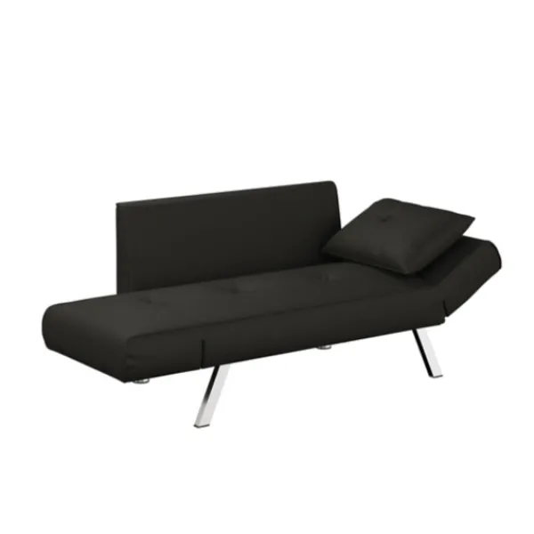Sofas & Loveseats-Kirkland's Home Mod Wing Arm Convertible Sofa Black