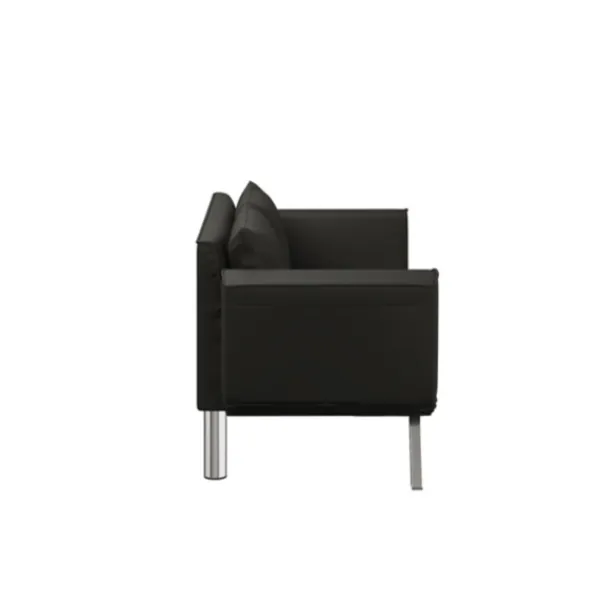 Sofas & Loveseats-Kirkland's Home Mod Wing Arm Convertible Sofa Black