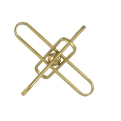 Statues & Figurines-Kirkland's Home Modern Burst 2-Pc. Decorative Sculpture Set Gold
