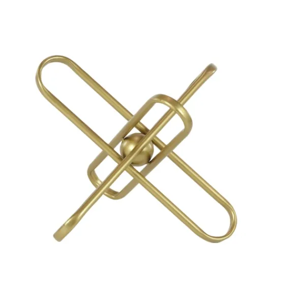 Statues & Figurines-Kirkland's Home Modern Burst 2-Pc. Decorative Sculpture Set Gold