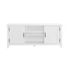 Tv Stands & Media Consoles-Kirkland's Home Modern Farmhouse 2-Door Tv Stand White