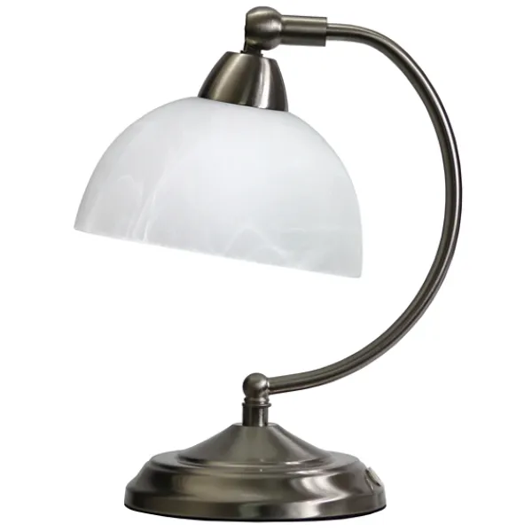 Table Lamps-Kirkland's Home Modern Mini Banker'S Desk Lamp Ivory/Clear