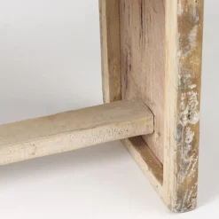 Benches & Ottomans-Kirkland's Home Modern Reclaimed Wood Bench Brown