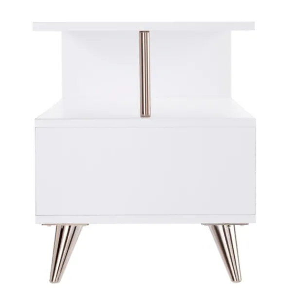 Tv Stands & Media Consoles-Kirkland's Home Modern Shape Tv Stand White