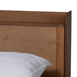 Beds & Headboards-Kirkland's Home Modern Wood Full Platform Bed Brown