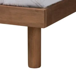 Beds & Headboards-Kirkland's Home Modern Wood Full Platform Bed Brown
