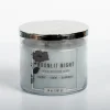 Candles-Kirkland's Home Moonlit Night Triple Wick Jar Candle Blue/Clear