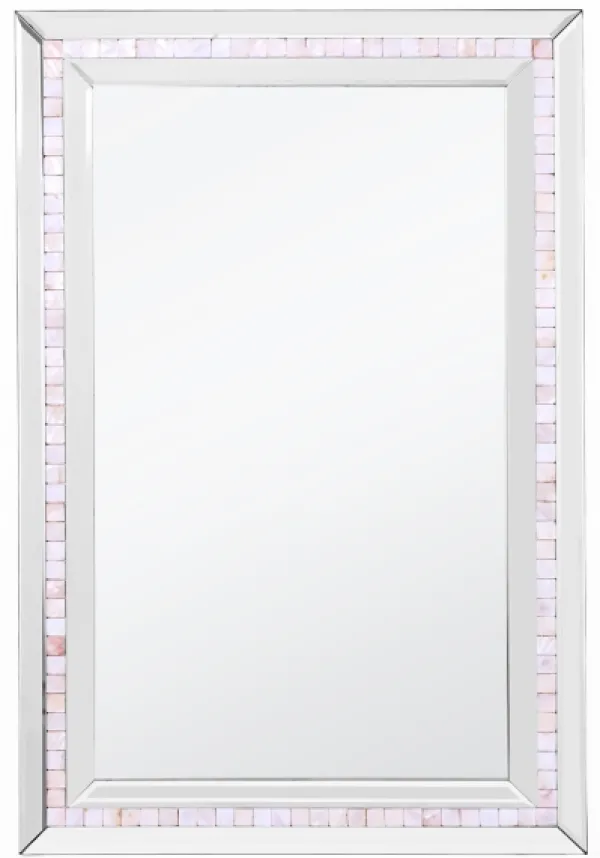 Decorative Mirrors-Kirkland's Home Mosaic Tiled Frame Wall Mirror