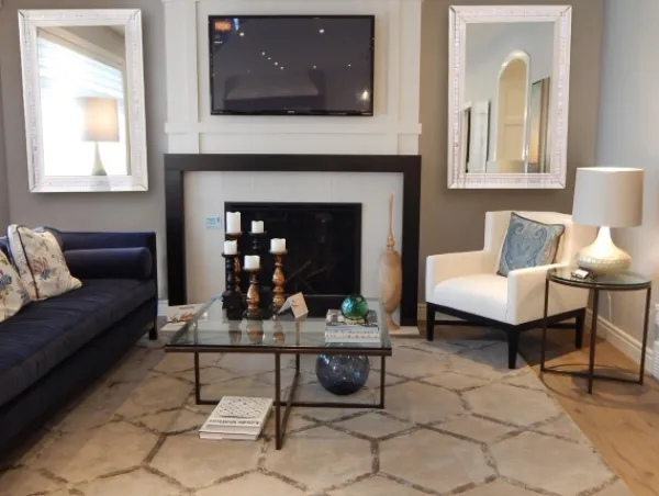 Decorative Mirrors-Kirkland's Home Mosaic Tiled Frame Wall Mirror