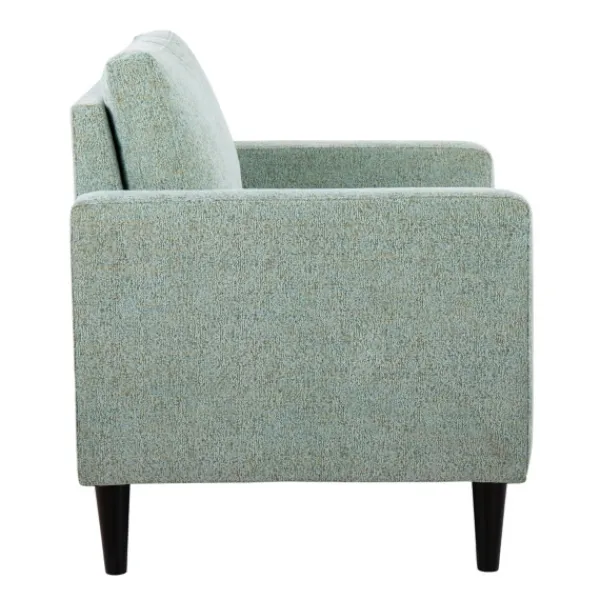 Accent Chairs-Kirkland's Home Mossy Contemporary Upholstered Accent Chair Green