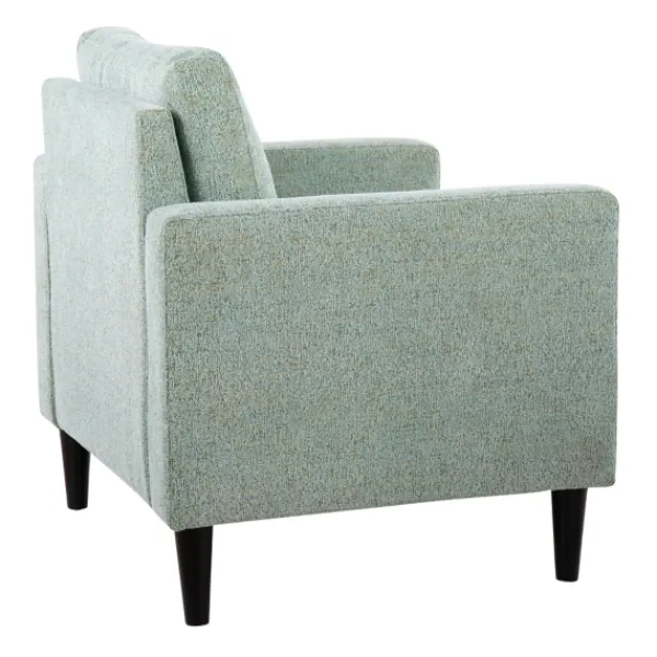 Accent Chairs-Kirkland's Home Mossy Contemporary Upholstered Accent Chair Green