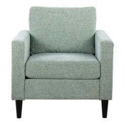 Accent Chairs-Kirkland's Home Mossy Contemporary Upholstered Accent Chair Green