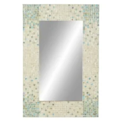 Decorative Mirrors-Kirkland's Home Mother Of Pearl Mosaic Wall Mirror