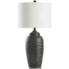 Table Lamps-Kirkland's Home Mottled Ridge Table Lamp Black