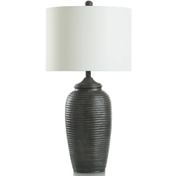 Table Lamps-Kirkland's Home Mottled Ridge Table Lamp Black