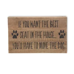 Wall Quotes & Signs-Kirkland's Home Move The Dog Wall Sign Brown