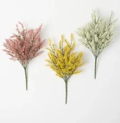 Stems & Bouquets-Kirkland's Home Multicolor Berry Bud Bundles, Set Of 3 Pink/Yellow/White/Green