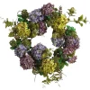 Wreaths-Kirkland's Home Multicolor Hydrangea And Berry Wreath Green/Multi