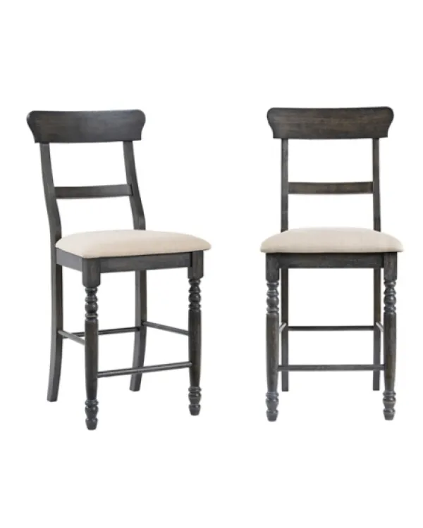 Bar Stools & Counter Height Stools-Kirkland's Home Muse Counter Chairs, Set Of 2 Gray