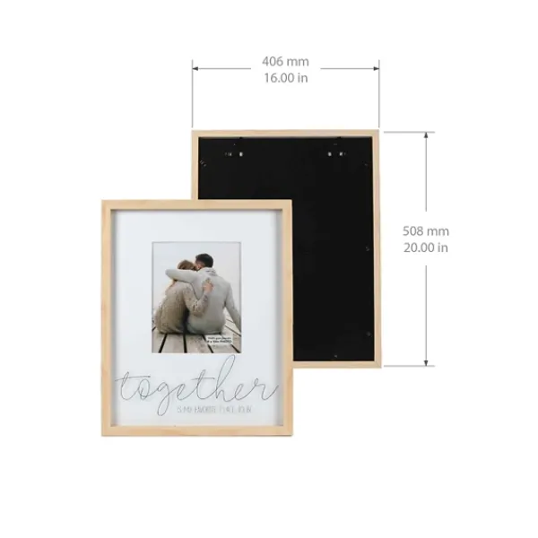 Picture Frames-Kirkland's Home My Favorite Place To Be Picture Frame, 8X10 White/Tan