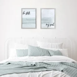 Wall Quotes & Signs-Kirkland's Home My Soul Framed Art Print Blue
