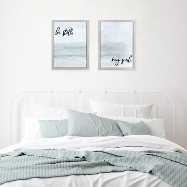 Wall Quotes & Signs-Kirkland's Home My Soul Framed Art Print Blue