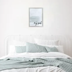 Wall Quotes & Signs-Kirkland's Home My Soul Framed Art Print Blue