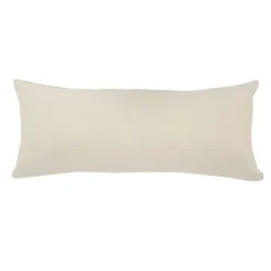 Pillows-Kirkland's Home Myrtle Tufted Stripes Lumbar Pillow Blue/Gray/Ivory