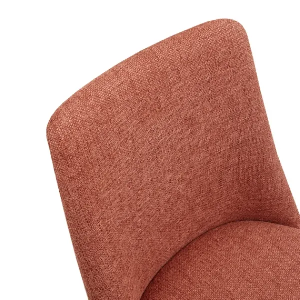 Dining Chairs-Kirkland's Home Nadine Retro Dining Chairs, Set Of 2 Orange