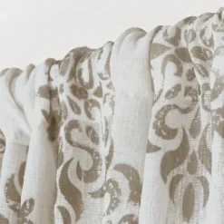 Curtains & Drapes-Kirkland's Home Nagano Linen Curtain Panel Set, 96 In. Tan