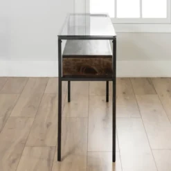 Console Tables-Kirkland's Home Nash Console Table Brown/Gray
