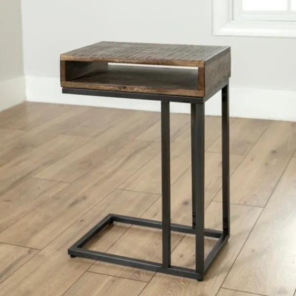 Accent & End Tables-Kirkland's Home Nash C-Table Brown/Gray