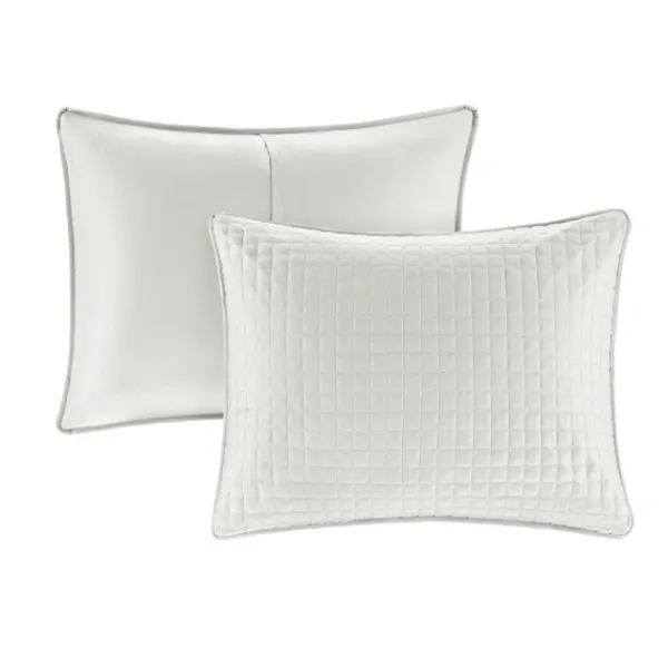 Bedspreads & Coverlets-Kirkland's Home Nash 3-Pc. Reversible King Coverlet Set Gray