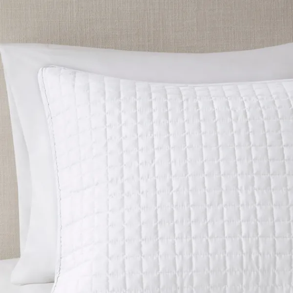 Bedspreads & Coverlets-Kirkland's Home Nash 3-Pc. Reversible King Coverlet Set White