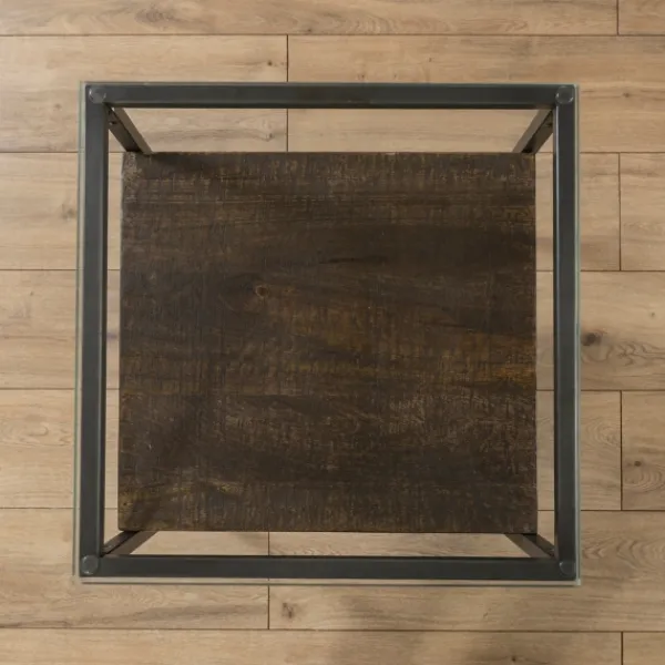 Accent & End Tables-Kirkland's Home Nash Side Table Brown/Gray
